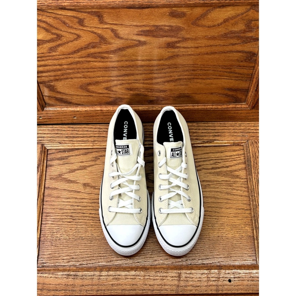 Converse Chuck Taylor All Star Lift Platform Cream Canvas Size Women 9.5 - Picture 5 of 9